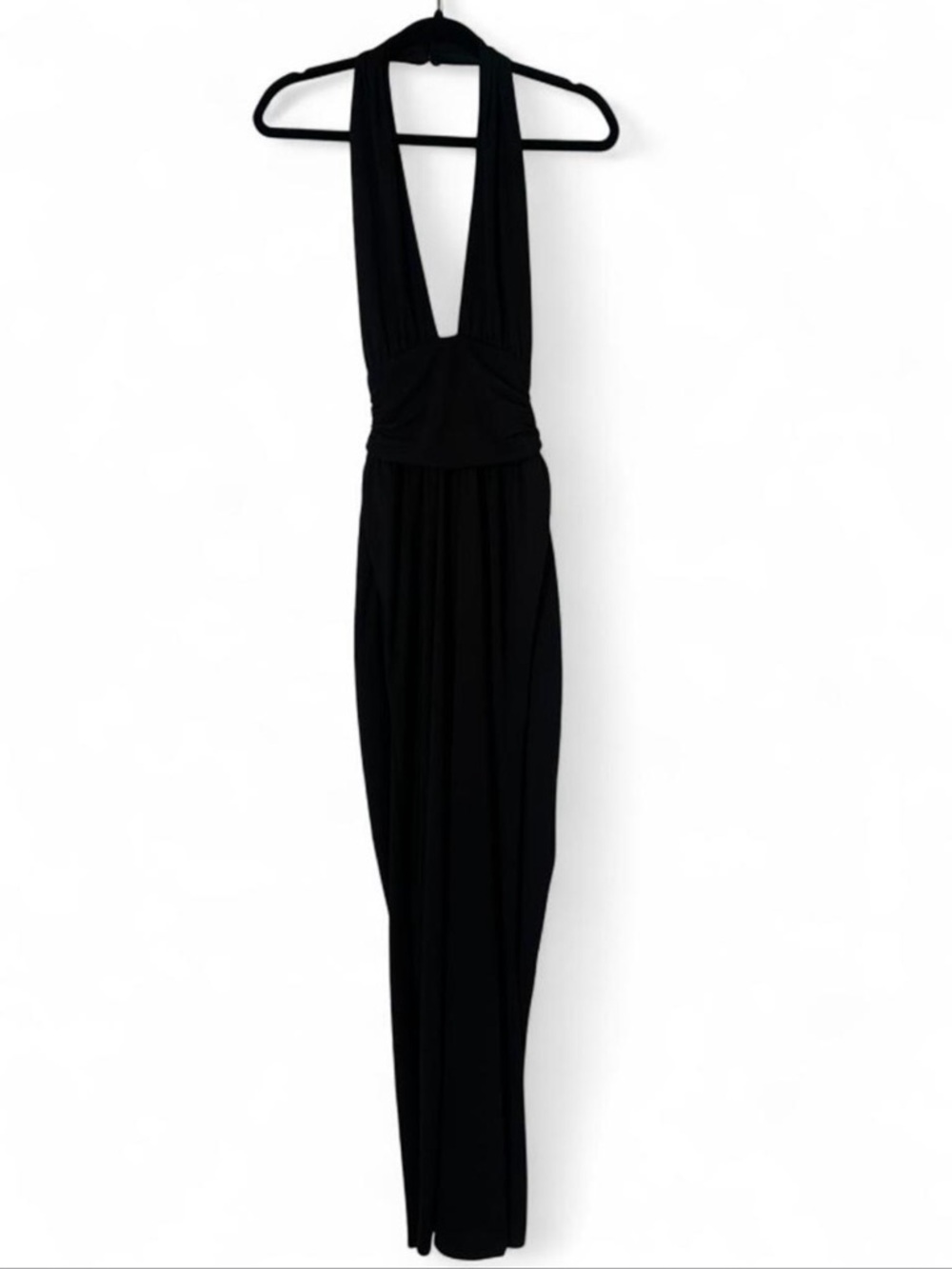 Sam Edelman Black Halter Jumpsuit Wide Leg Elegant Resort‎ Evening